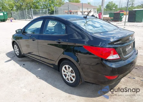 2013 Hyundai Accent Gls из США, поврежденный, VIN KMHCT4AE1DU401198
